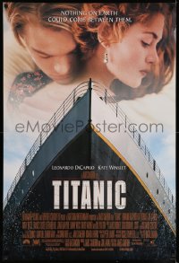 8k950 TITANIC DS 1sh 1997 Leonardo DiCaprio, Kate Winslet, directed by James Cameron!
