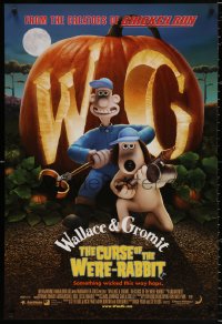 8k979 WALLACE & GROMIT: THE CURSE OF THE WERE-RABBIT int'l DS 1sh 2005 Steve Box & Nick Park claymation