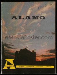 8m019 ALAMO Swedish souvenir program book 1960 John Wayne in the Texas War of Independence!