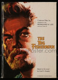 8m041 BIG FISHERMAN hardcover souvenir program book 1959 cover art of Howard Keel by Joseph Smith!