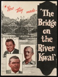 8m047 BRIDGE ON THE RIVER KWAI souvenir program book 1958 how they made the David Lean classic!