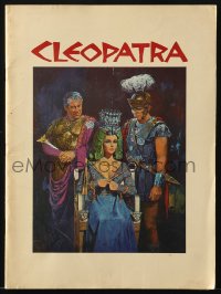 8m068 CLEOPATRA English souvenir program book 1964 Elizabeth Taylor, Richard Burton, Rex Harrison!