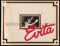 8m093 EVITA stage play souvenir program book 1979 classic w/music by Andrew Lloyd Webber!