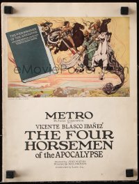 8m114 FOUR HORSEMEN OF THE APOCALYPSE souvenir program book 1921 Rex Ingram, Vicente Blasco Ibanez!