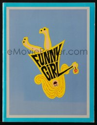 8m117 FUNNY GIRL 52pg souvenir program book 1969 Barbra Streisand, Omar Sharif, William Wyler!