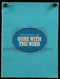 8m126 GONE WITH THE WIND souvenir program book R1967 the story behind the most classic movie!