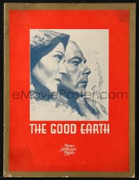 8m127 GOOD EARTH souvenir program book 1937 Asian Paul Muni & Luise Rainer, Pearl S. Buck novel!