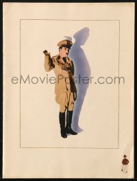 8m135 GREAT DICTATOR souvenir program book 1940 Charlie Chaplin directs/stars, Hirschfeld art inside