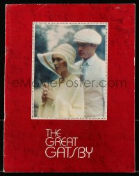 8m136 GREAT GATSBY souvenir program book 1974 Robert Redford, Mia Farrow, F. Scott Fitzgerald