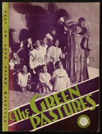 8m140 GREEN PASTURES stage play souvenir program book 1930 the Pulitzer Prize Play on Broadway!