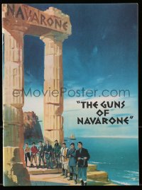 8m142 GUNS OF NAVARONE English souvenir program book 1961 Gregory Peck, David Niven, Anthony Quinn