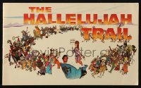 8m146 HALLELUJAH TRAIL Cinerama souvenir program book 1965 John Sturges, McGinnis cover art!