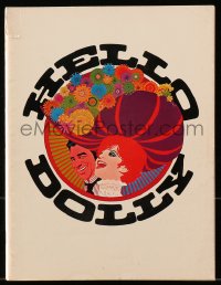 8m154 HELLO DOLLY 52pg souvenir program book 1970 Barbra Streisand & Walter Matthau, Amsel cover art!