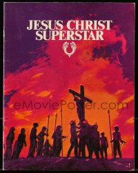 8m178 JESUS CHRIST SUPERSTAR souvenir program book 1973 Andrew Lloyd Webber religious musical!