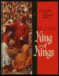 8m186 KING OF KINGS hardcover souvenir program book 1961 Nicholas Ray, Jeffrey Hunter as Jesus!