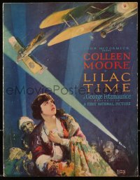 8m197 LILAC TIME souvenir program book 1928 Colleen Moore, Gary Cooper, Ralph Iligan cover art!