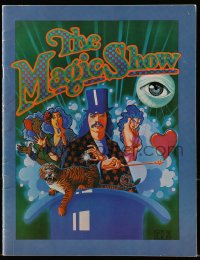 8m207 MAGIC SHOW stage play souvenir program book 1974 magician Doug Henning, cool Deb cover art!