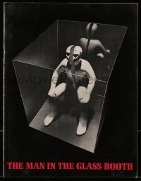 8m211 MAN IN THE GLASS BOOTH stage souvenir program book 1968 Harold Pinter, Donald Pleasence!