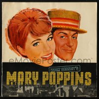 8m220 MARY POPPINS U.S. souvenir program book 1964 Julie Andrews, Dick Van Dyke, Disney classic!