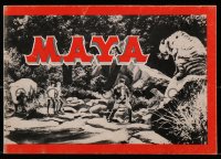 8m223 MAYA souvenir program book 1966 actually filmed in the most dangerous places in India!