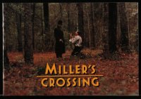 8m227 MILLER'S CROSSING souvenir program book 1989 Coen Brothers, Gabriel Byrne, John Turturro