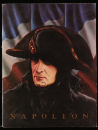 8m241 NAPOLEON 9x12 souvenir program book R1981 Albert Dieudonne as Napoleon Bonaparte, Abel Gance!