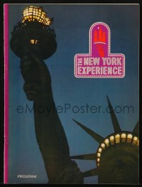 8m243 NEW YORK EXPERIENCE souvenir program book 1980 wonderful images of NYC sights & attractions!