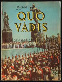 8m265 QUO VADIS souvenir program book 1951 Robert Taylor & Deborah Kerr in Ancient Rome, MGM epic!