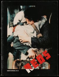 8m269 REDS souvenir program book 1981 Warren Beatty as John Reed & Diane Keaton in Russia!