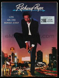 8m271 RICHARD PRYOR LIVE ON THE SUNSET STRIP souvenir program book 1982 folds out to 18x24 posters!