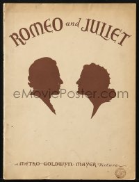 8m275 ROMEO & JULIET souvenir program book 1936 Norma Shearer, Howard, Shakespeare, cool herald!
