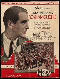 8m284 SCARAMOUCHE souvenir program book 1923 Ramon Novarro, Rafael Sabatini, directed by Rex Ingram