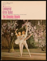 8m291 SLEEPING BEAUTY souvenir program book 1966 Leningrad Kirov Ballet, great images of dancers!