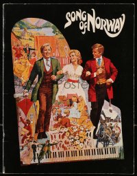 8m293 SONG OF NORWAY English souvenir program book 1970 Howard Terpning art, musical!