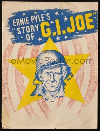 8m312 STORY OF G.I. JOE souvenir program book 1945 William Wellman, Burgess Meredith as Ernie Pyle!