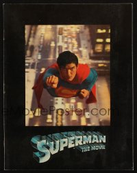 8m316 SUPERMAN souvenir program book 1978 comic book hero Christopher Reeve, great images!