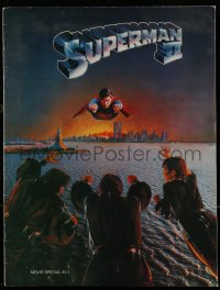 8m317 SUPERMAN II souvenir program book 1981 Christopher Reeve, Terence Stamp, Gene Hackman!