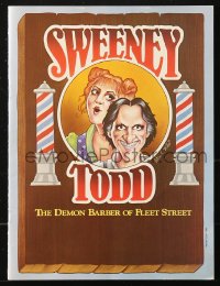 8m318 SWEENEY TODD stage play souvenir program book 1982 The Demon Barber of Fleet Street!