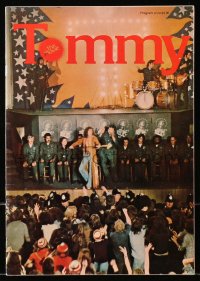 8m339 TOMMY souvenir program book 1975 The Who, Roger Daltrey, rock & roll, different images!