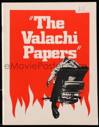 8m349 VALACHI PAPERS souvenir program book 1972 directed by Terence Young, Charles Bronson in the mob!