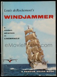 8m357 WINDJAMMER souvenir program book 1958 sailing documentary by Louis De Rochemont!