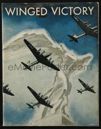 8m358 WINGED VICTORY souvenir program book 1944 George Cukor World War II propaganda movie!