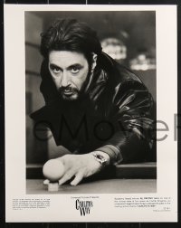 8m406 CARLITO'S WAY presskit w/ 10 stills 1993 Al Pacino, Sean Penn, Miller, Brian De Palma