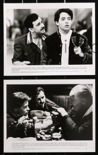 8m443 FRESHMAN presskit w/ 12 stills 1990 student Matthew Broderick & mobster Marlon Brando!