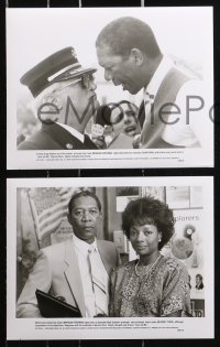 8m485 LEAN ON ME presskit w/ 12 stills 1989 principal Morgan Freeman, true story about a real hero!