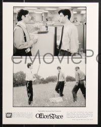 8m521 OFFICE SPACE presskit w/ 3 stills 1999 directed by Mike Judge, Stephen Root, cult classic!