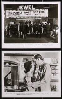 8m536 PURPLE ROSE OF CAIRO presskit w/ 12 stills 1985 Woody Allen, Jeff Daniels, Mia Farrow, Aiello