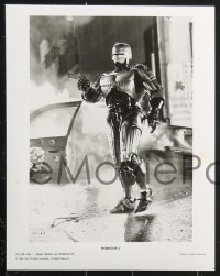 8m542 ROBOCOP 2 presskit w/ 10 stills 1990 cyborg policeman Peter Weller, sci-fi sequel!