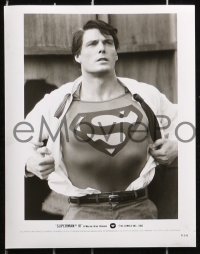 8m563 SUPERMAN III presskit w/ 26 stills 1983 Christopher Reeve, Richard Pryor, Margot Kidder