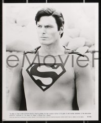 8m564 SUPERMAN IV presskit w/ 4 stills 1987 Christopher Reeve, Gene Hackman, Margot Kidder